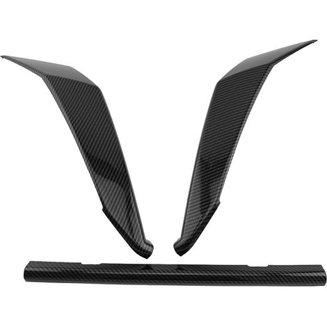 Listelli decorativi in fibra di carbonio per la griglia anteriore, compatibili con i modelli Nissan Sylphy, Bluebird e Almella del 2020-2021.