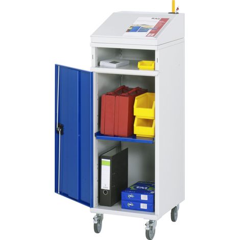 Rau Beistellschrank Stehpult 01, B450xT520xH1235/1345mm, mobil