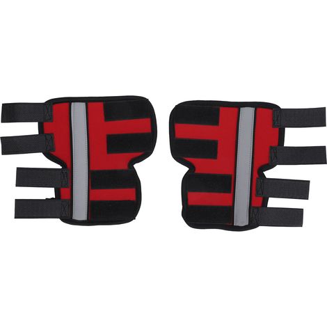 Attelle de jambe pour animal de compagnie, protection contre les blessures, récupération des blessures, jarret de chien, soutien des articulations, genouillère, rouge, L (1/5)
