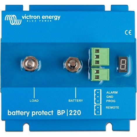Victron – Protecteur de batterie 12/24V 220A – Déconnexion automatique des charges non essentielles – Protection contre surtension – Compatible batteries Li-ion