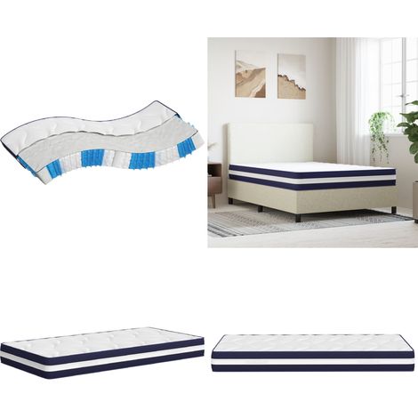 Matelas à ressorts ensachés dureté moyenne 120x200 cm - Matelas à ressorts - Matelas de sommeil (1/5)