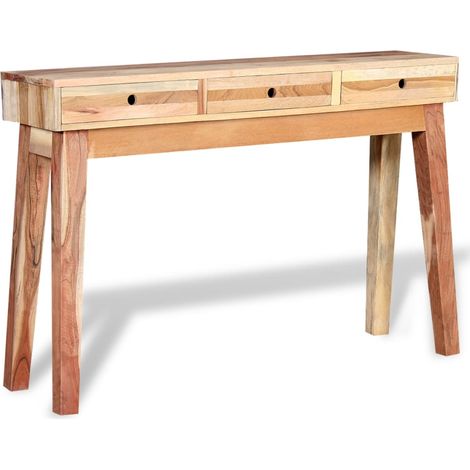 Maison Exclusive - Tavolo Consolle in Legno Massello Recuperato (1/5)