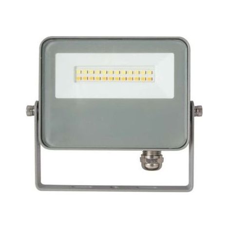 Proiettore LED da Esterno Sky 10W con Tecnologia Switch CCT 3000K/4000K/5000K 115 Gradi Finitura Argento Opaco - Beneito & Faure (1/4)
