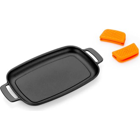 Plancha sans Rainures 35 cm, Fonte Émaillé (1/5)