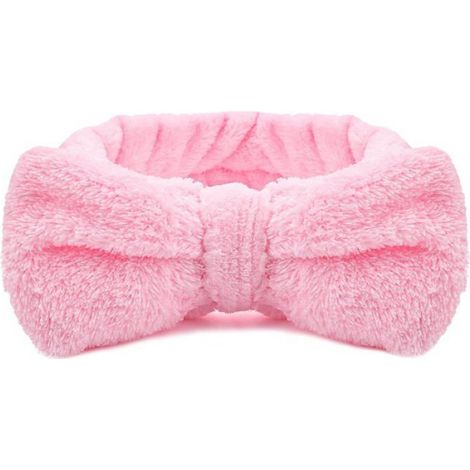 Spa-Haarband, Haarbänder mit Knoten, Make-up-Haarbänder für Damen, Korallenvlies, elastisches Haarband (1/5)