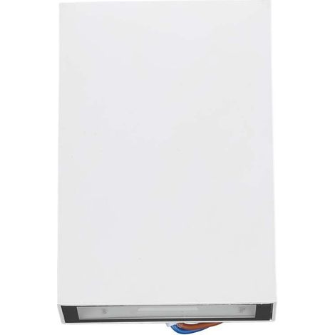 V-TAC VT-844 Lampada LED da parete 4W doppio fascio luminoso up/down corpo bianco rettangolare luce 6400K IP65 - SKU 218562 (1/5)