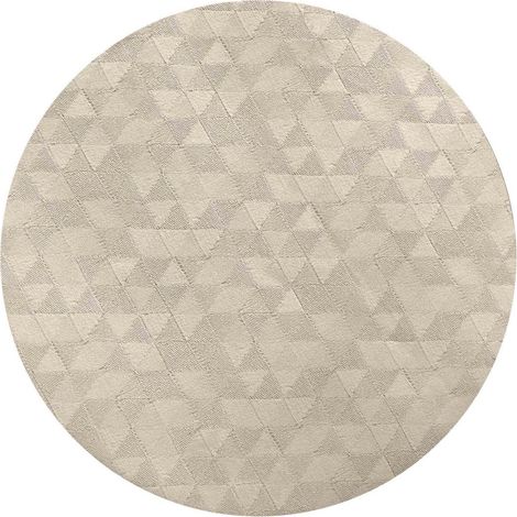 Set de Table Rond "Delta" 38cm Naturel (1/4)