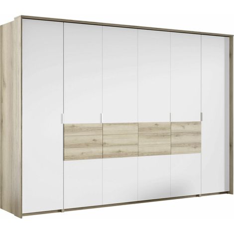 Armario Honolulu 152 , 217x309x65cm, Puertas de armario: Con bisagras, Número de estantes: 8 (1/5)