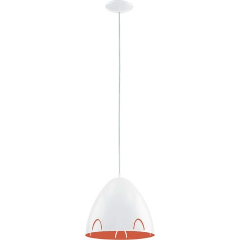 LAMPADARIO SOSPENSIONE CUPOLA IN METALLO EGLO (1/5)