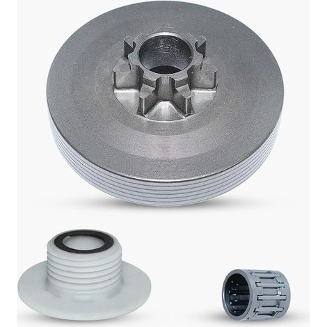 Kit cloche, aiguille, disque d'embrayage, pignon intégré ou séparé pour tronçonneuse 45/52/58, compatible 5200 5800