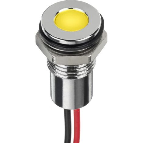 Indicateur LED à montage panneau RS PRO - couleur(s):Jaune 1,8 3,3 V. IP67 ( Prix pour 1 )