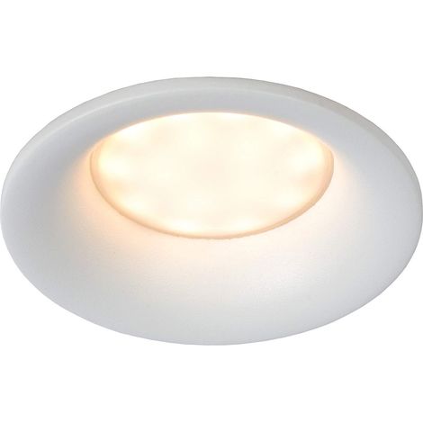 Spot encastrable Salle de bains - Ø 8,4 cm - 1xGU10 (MR16) - IP44 - Blanc (1/4)