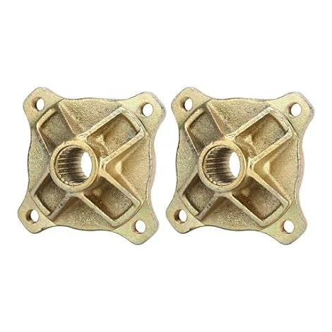 Moyeu de Roue d'Essieu Arrière, 24 Dents, 4 Goujons, 25 mm de Diamètre, Compatible avec Go Kart ATV Quad 125 150 200 (1/5)