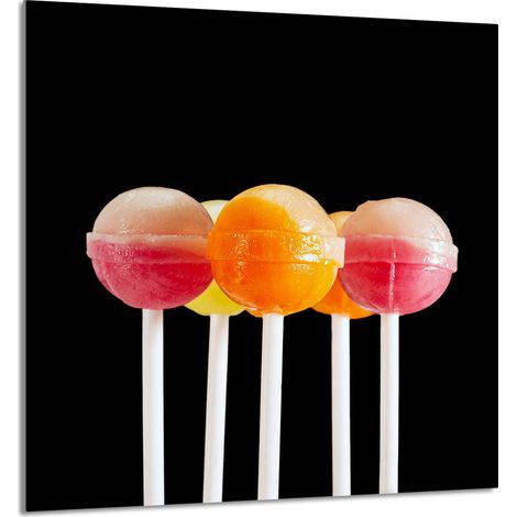 Panneau de verre POUR la cuisine 60x65 Sucettes (1/5)