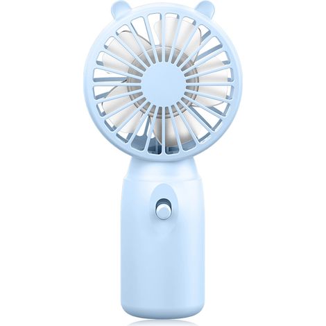 1 Mini ventilateur, moteur sans balais 6000 tr/min, 5 pales, batterie amovible, poche (1/5)