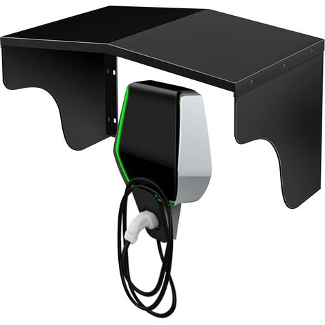 Housse de protection contre les intempéries pour borne de recharge murale kit de protection pour borne de recharge murale compatible avec la plupart des boîtiers de recharge standard (1/5)