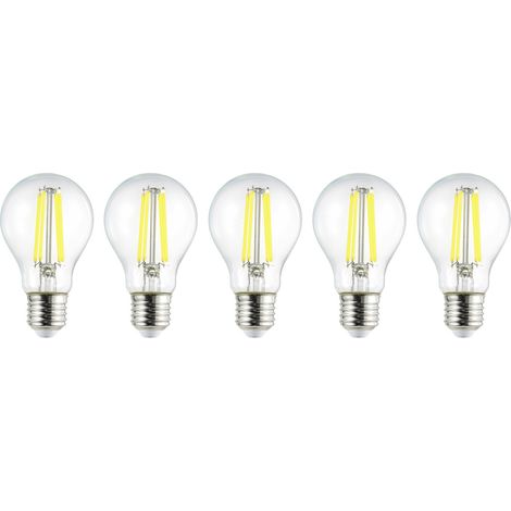 Sygonix SY-5781466 LED EEK A (A - G) E27 3.8 W = 60 W Warmweiß (Ø x H) 60 mm x 104 mm Filament 5 St (1/3)
