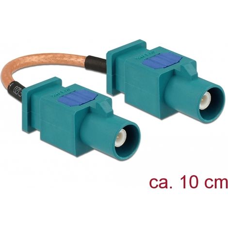 Delock Cable de antena de FAKRA Z macho  FAKRA Z macho de RG-316 10 cm
