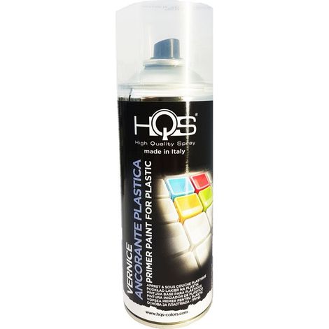 Vernice Spray HQS Ancorante Fondo per Plastica 400 ml