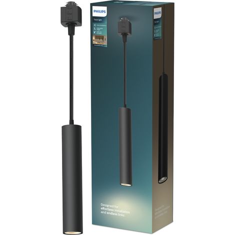 Philips Pendelleuchte 1er Pendel Paxie Easy Link schwarz Deckenleuchte (1/3)