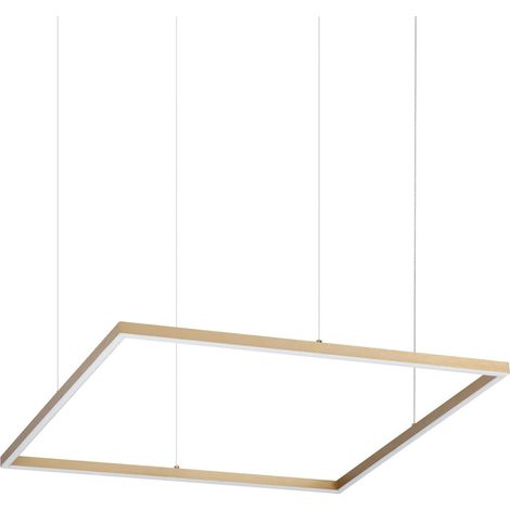 Ideal Lux Sospensione Moderna Oracle 1 luce LED integrato ottone alluminio