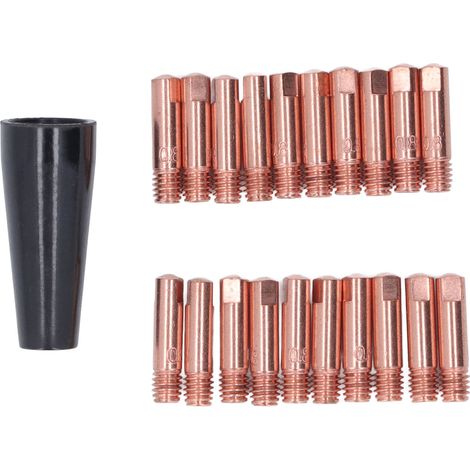 21 buses sans gaz, contact en cuivre, filetage transparent 0,8 mm, accessoire de soudage pour la protection (1/5)