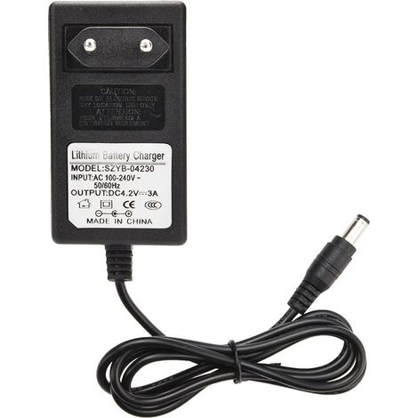 4,2V 3A Konstantstrom- und Konstantspannungs-Lithium-Akkuladegerät (EU-Stecker) (100-240V) (1/4)