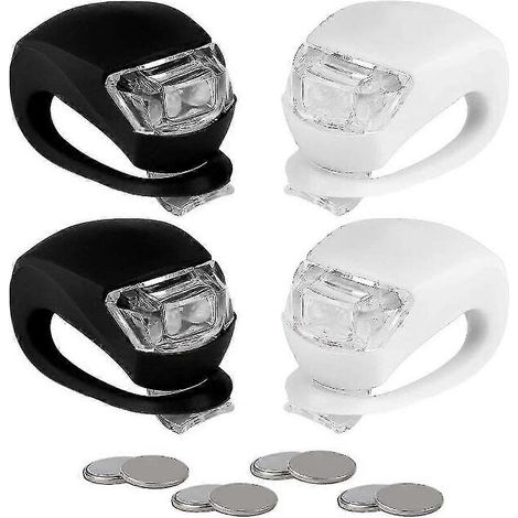Ensemble d'éclairage LED pour vélo, feux de vélo LED pour cyclisme, signalisation d'urgence avant pour vélo