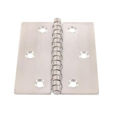 Charnière INOX A4 épaisseur 1.5mm - Longueur: 80 - largeur: 80