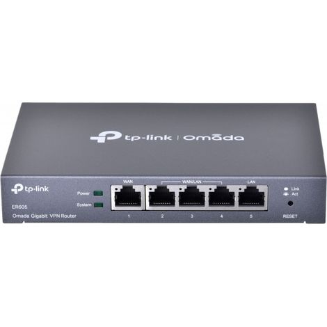 TP-Link Omada ER605 router cablato Gigabit Ethernet Nero