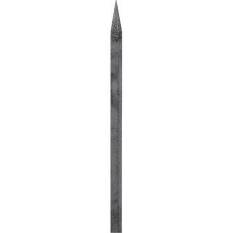 Barreau appointé - Hauteur 1150mm Carré de 14mm - Fer forgé - À souder - DECO FER FORGE (1/2)