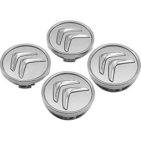 4 x 60-mm-Aluminium-Radkappen für Citroen C2 C4 C5 C6 C-Quatre