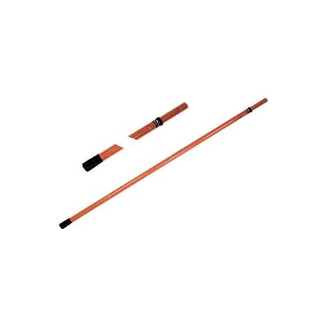 Manche télescopique lourd en acier - longueur maximale 240 cm - ø extérieur 28 mm