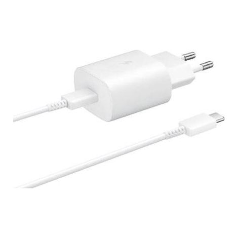 Chargeur rapide 20 W pour Samsung + câble de 1 m Blanc 25 W + câble de 1 m k