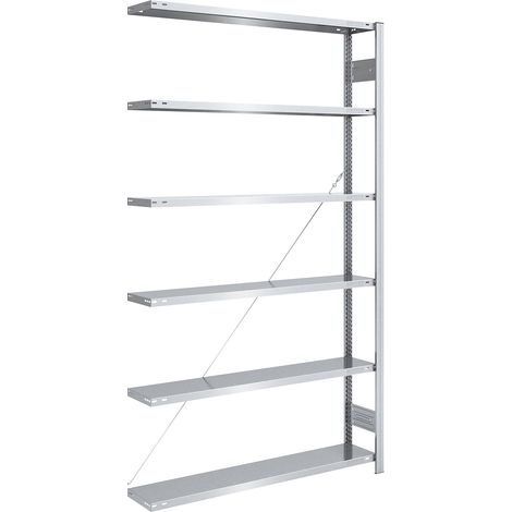 eurokraft pro, Rayonnage emboîtable extra-large, galvanisé, (1/5)