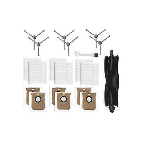 20-teiliges Zubehörset für Clean L50 / L50 / L60 / L60 Hybrid Saugroboter: Haupt- und Seitenbürste, Filter, Staubbeutel