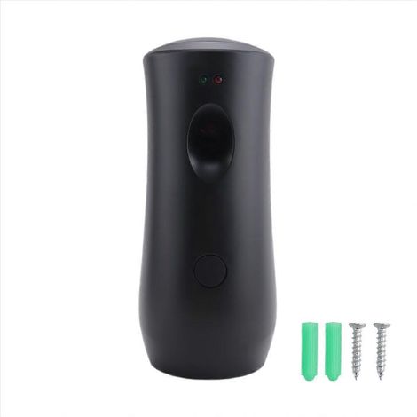 Diffuseur de parfum automatique pour salle de bain, minuterie de nettoyage des odeurs, noir (1/5)