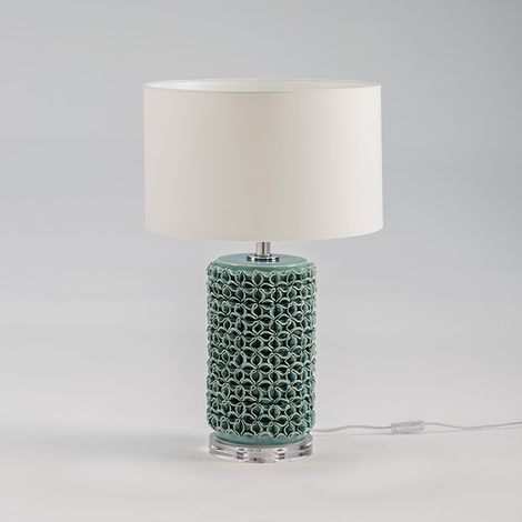 Tischlampe 17X17X45 Grüne Keramik Ohne Schirm (1/3)