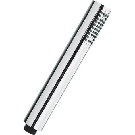 Douchette minimaliste anticalcaire mono-jet ABS ø32mm (1/4)