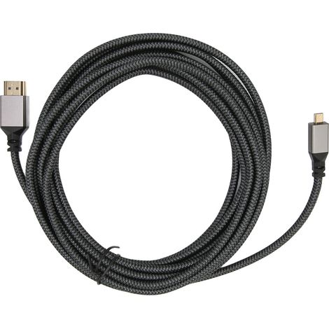Câble HDMI 4K 60Hz 18Gbps 5m, Compatible HDR, Ultra HD, Home Cinéma et Jeux Vidéo (1/5)