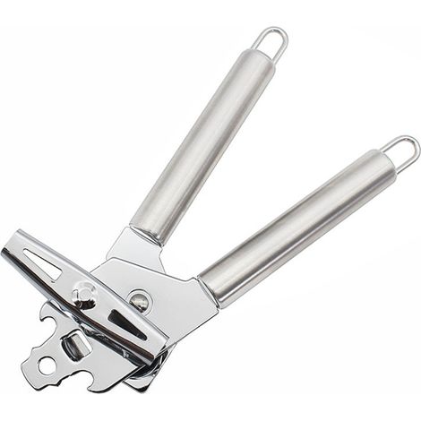 Ouvre-boîte - Décapsuleur - En Acier Inoxydable 3 En 1 - Pour Boîtes De Conserve Bocaux Et Bouteilles - Cuisine Camping Pique-nique - 1 Pièce (1/5)