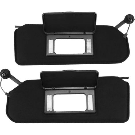 Pare-soleil avant avec miroirs et éclairage LED pour Chevrolet Corvette C5 1997-2004 10442033 10442034