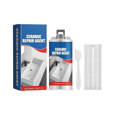 Bathtub Repair Kit, Tile Repair Kit, Filler for Porcelain, Ceramic and Acrylic, Repairs Scratches, Cracks and Shards, All-in-One (1/5)