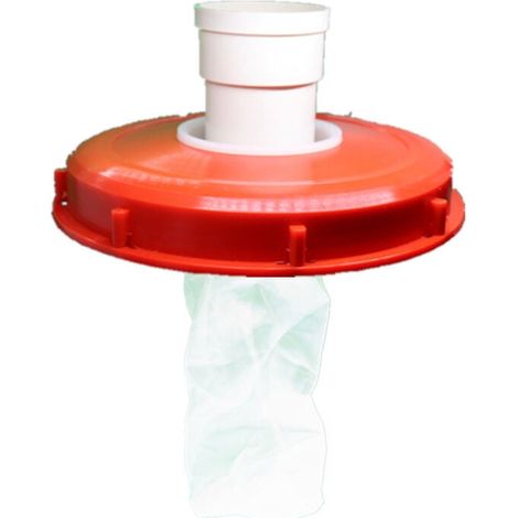 Couvercle de réservoir IBC avec filtre en nylon lavable pour réservoir d'eau de pluie IBC 1000 L, filtre de couvercle IBC, accessoires de réservoir IBC, filtre à eau de pluie en nylon (tes (1/4)
