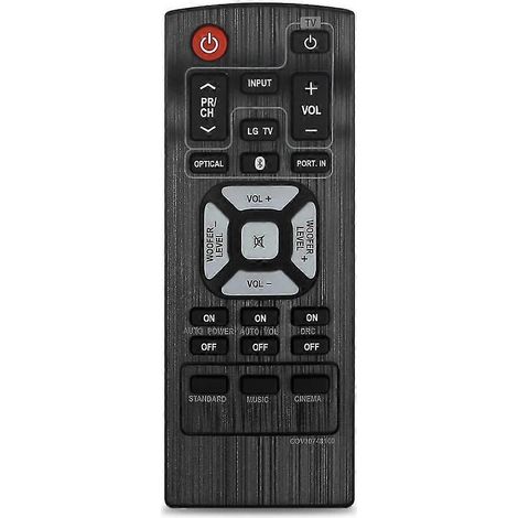 Télécommande de remplacement Cov30748160 compatible avec les barres de son LG Cov30748164 Cov30748128 NB2540 NB2540A NB2540D S24A1 (1/5)