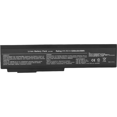 Batterie pour PC Portable Asus G50 G51 M60 L50 G60 N61 N43 N53 X55 X64 A32-M50 A32-N61 (1/5)