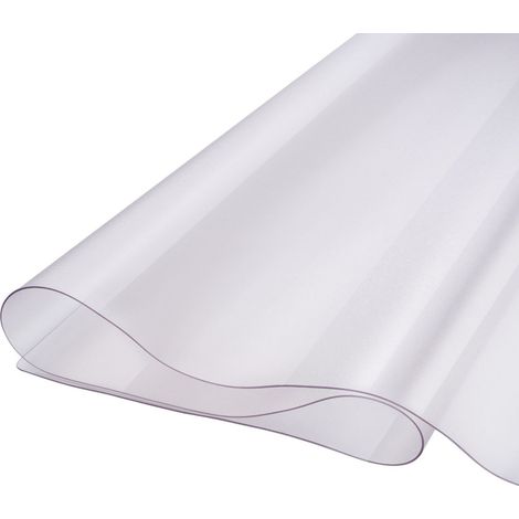 Housse de Table en Plastique 24 x 48 Pouces 1,5 mm Épaisseur, Protection Rectangulaire PVC Imperméable et Facile à Nettoyer (1/5)