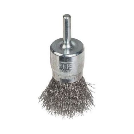 Spazzola, filo d'acciaio, albero 6MM, FI10MM - SZ DT 10