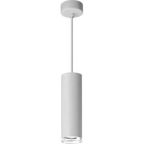 Suspension tube Polux Turyn blanche GU10 IP44 métal (1/4)