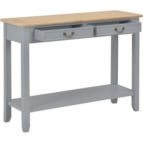 Maison Exclusive - Table console Gris 110x35x80 cm Bois
